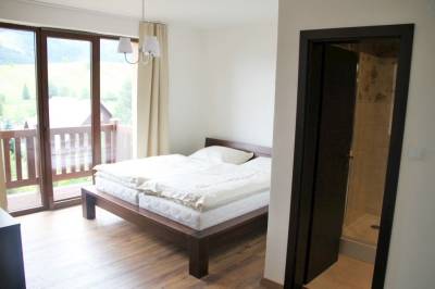 Spálňa s manželskou posteľou, Dvojlôžková izba, Vila Bella Monte, Ždiar