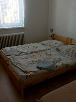 Spálňa s manželskou posteľou, Rekreačný dom u Cyrila, Oščadnica