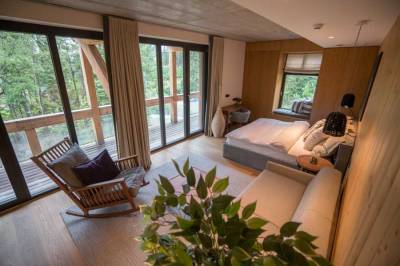 Štúdio One - izba s manželskou posteľou, Štúdio One, Chalet One, Demänovská Dolina