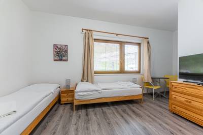 2-lôžková izba s dvomi oddelenými posteľami a TV, 2-lôžková izba, Meander Thermal a Ski Rezort Oravice, Vitanová