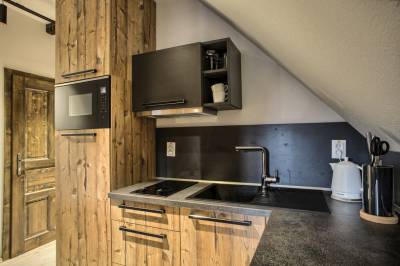 Plne vybavená kuchyňa, Vrchársky dvor - Chalupa pod Dlhým grúňom, Drábsko