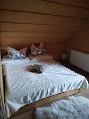 Spálňa s dvomi 1-lôžkovými posteľami, Chata Riečka, Oravská Jasenica