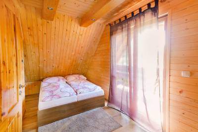 Spálňa s manželskou posteľou, Perníková chalúpka, Oravská Lesná