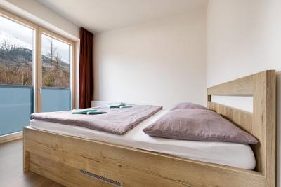 Spálňa s pohodlnou manželskou posteľou, AC Apartmán Bernard 3.2, Vysoké Tatry