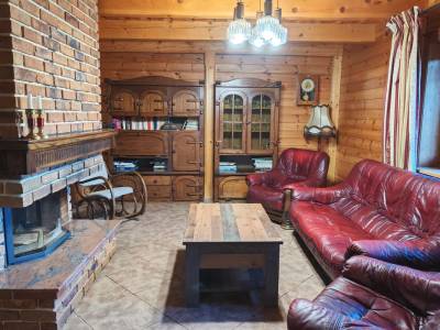 Spoločenská miestnosť s krbom, MONTANA RESIDENCE - Chata Panoráma, Belá - Dulice