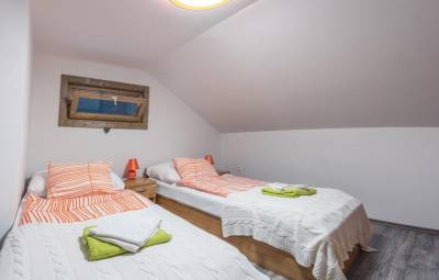 Spálňa s oddelenými posteľami, AC Apartmán Lomnica 3, Vysoké Tatry