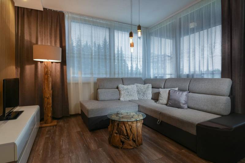 Pohodlná pohovka s možnosťou prístelky, AC Apartmán Smrek 47, Vysoké Tatry