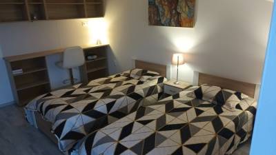 Spálňa s manželskou posteľou, Dovolenkový dom Active & Relax, Veľká Lomnica