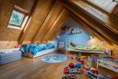 Detská 2-lôžková izba s možnosťou prístelky a detským kútikom, Villa Oddy, Stará Lesná