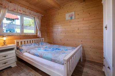 Spálňa s manželskou posteľou, Chata Arctic House*****, Osádka