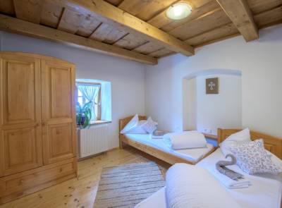 Spálňa s 2 oddelenými lôžkami, Chalupa Katarína, Špania Dolina