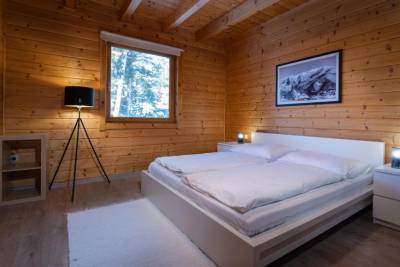 Spálňa s manželskou posteľou, Chalet Tatras, Pribylina