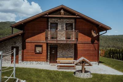 Exteriér ubytovania v obci Valča, Mountain Chalets - Chalet pod medveďom, Valča