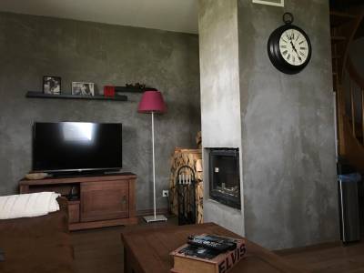 Obývačka s LCD TV, Villa Manatt, Stará Lesná